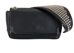 Artemis Stud Shoulder Bag, Leather, Black, DB, 1*